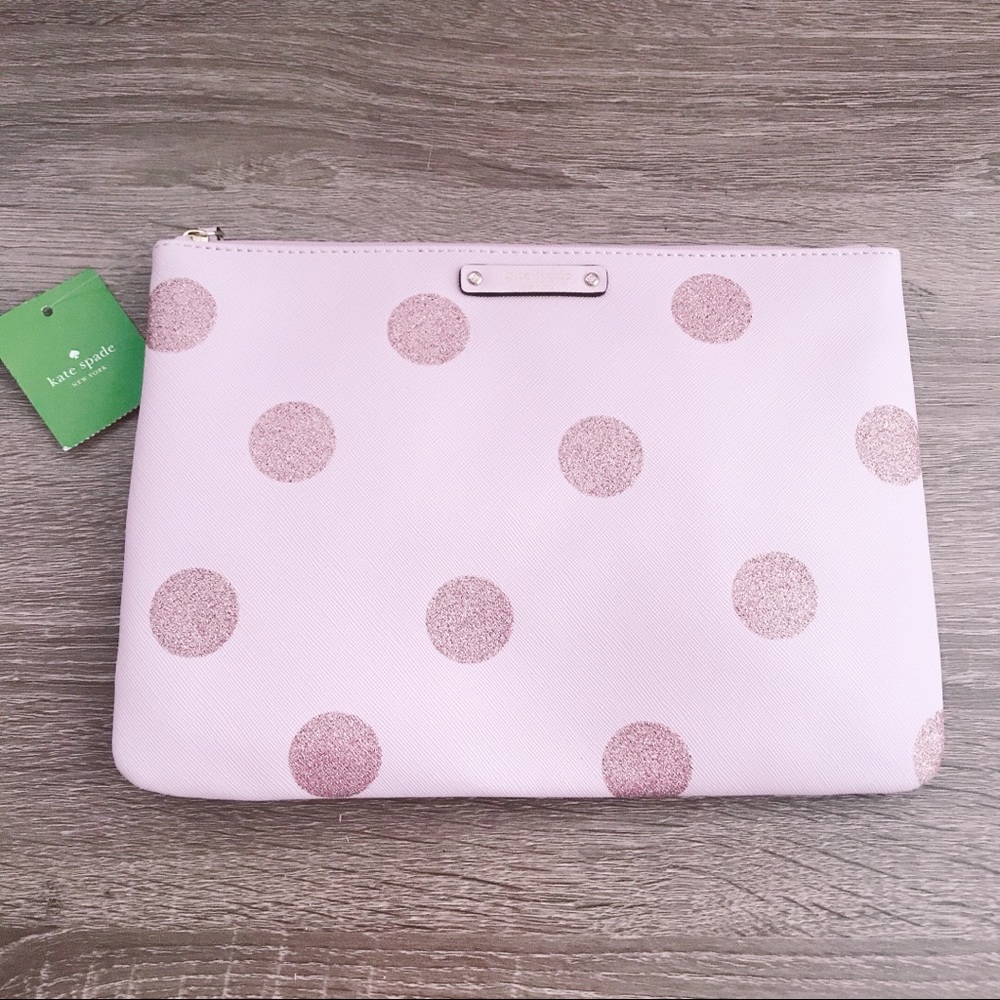 🛑Kate Spade Haven Lane Polka Dot Clutch